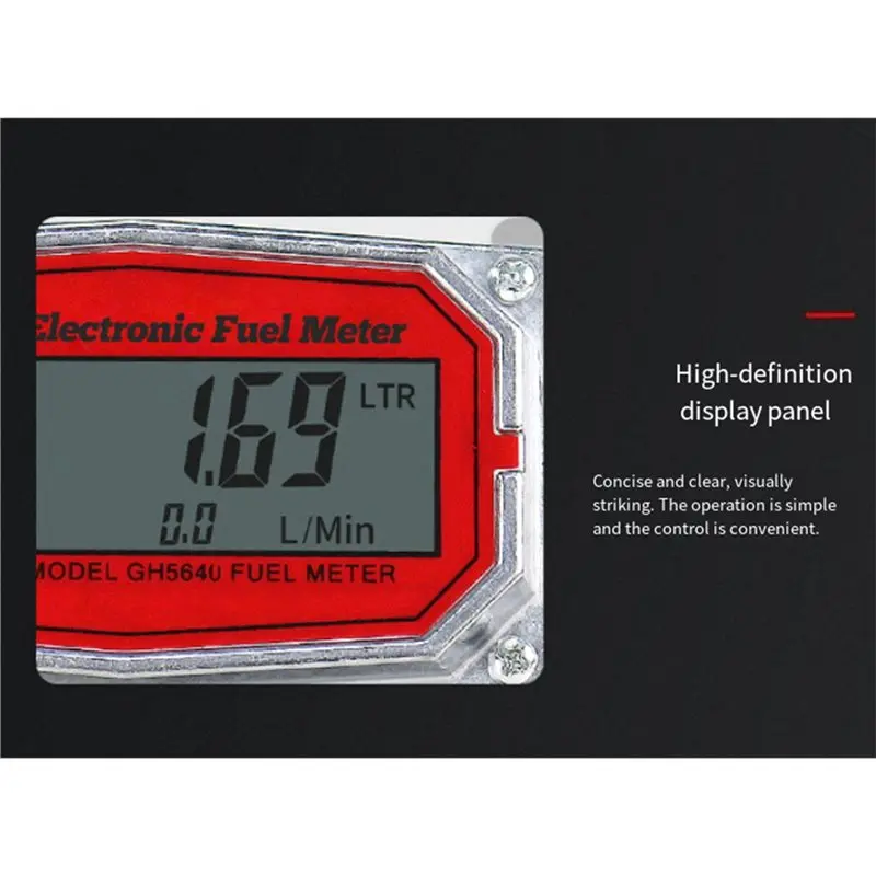 B50C High-Precision 2 Inch Digital Display Turbine Flow Meter For Fuel, Diesel, , Water, Methanol Measurement