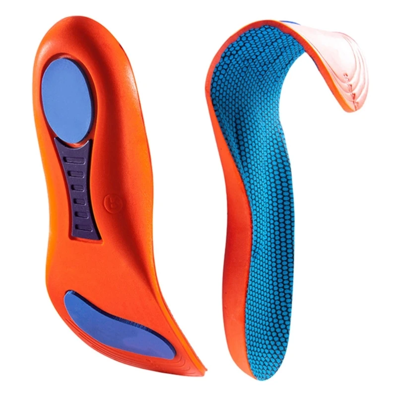 1 Pair Elastic Shock Absorbing Shoe Insoles Breathable Inserts Sports Insoles