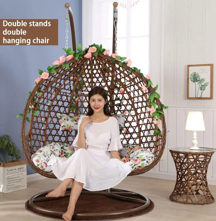 Terrace Swing Doppelliege, entspannende Hängematte