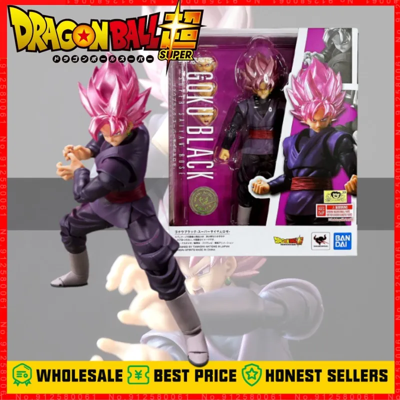 

Original Bandai Shfiguarts Dragon Ball Super Goku Black Zamasu Anime Action Figure Toys Birthday Gifts