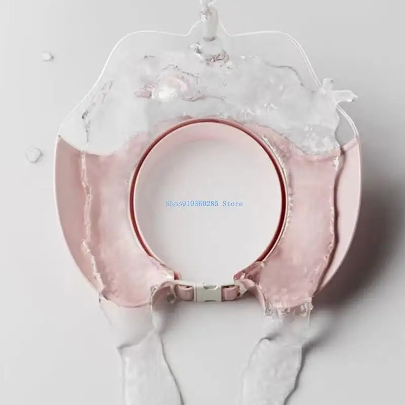 قبعة واقية للاستحمام للأطفال من K9FF، قبعة استحمام كرتونية للأطفال من عمر 0 ​​أشهر إلى 6 سنوات لحماية العين والأذن