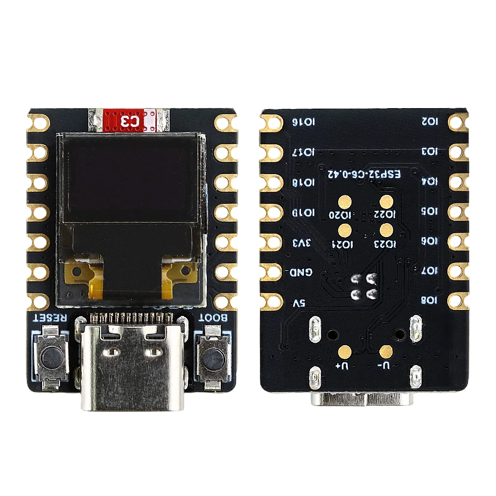 RP2350 ESP32-C6 ESP32-S3 Mini-Entwicklungsboard-Modul 0,42 Zoll OLED-Display 2,4GHz WLAN Bluetooth SSD1315-Treiber für Arduino – Detail 8