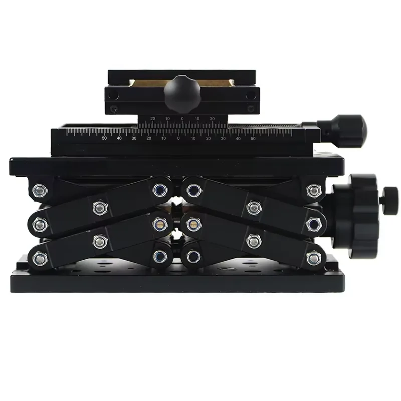 Manual Lab Jack 3-Axis Stages  XYZ Combined Stage Large Table Z-Axis Displacement Stage Height Adjustment
