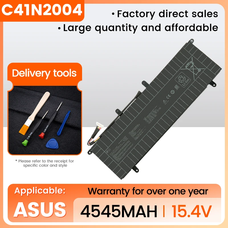 bateria do portátil C41N2004 for ASUS ZenBook Duo 14 UX482 UX482EA UX482EG Series 15.4V 70Wh 4550mAh