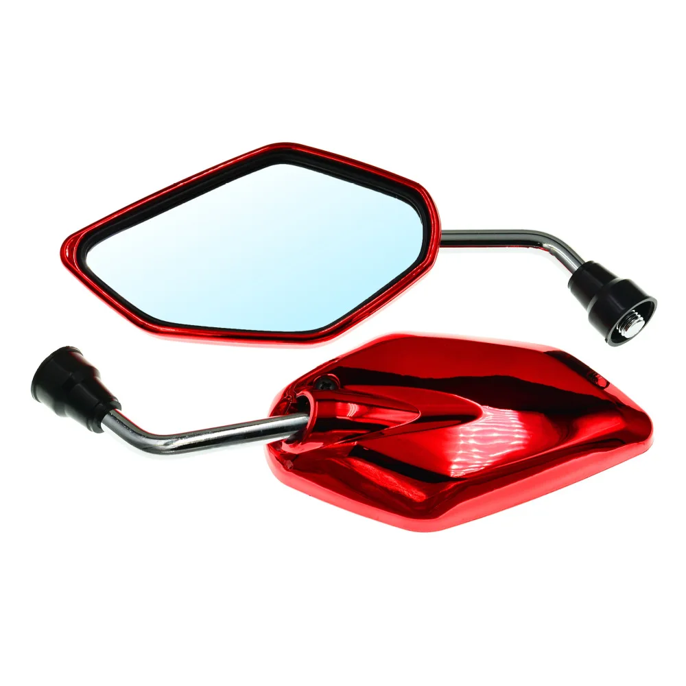 Motorcycle Rear View Side Mirror Multi-angle Adjustable High-definition Glass Mirrors With M8 Bolt Accessories For Scooter ATV