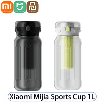 Xiaomi Mijia Sports Water Cup 1L Sport Water Bottle Portable Travel Safe Plastic Bottles For Training Sport Mixing Fitness Cup