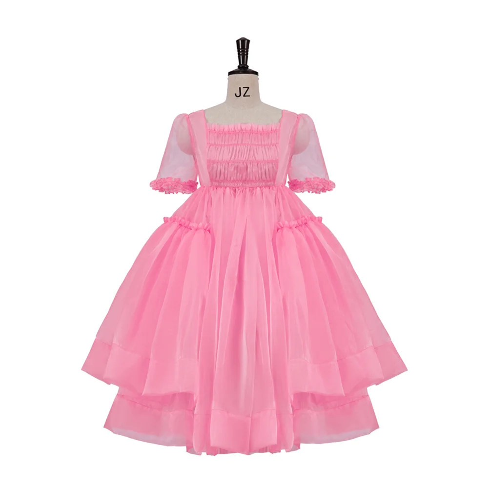 Killing Eve Jodie Comer Villanelle косплей костюм женское розовое пышное платье наряд для вечеринки на Хэллоуин