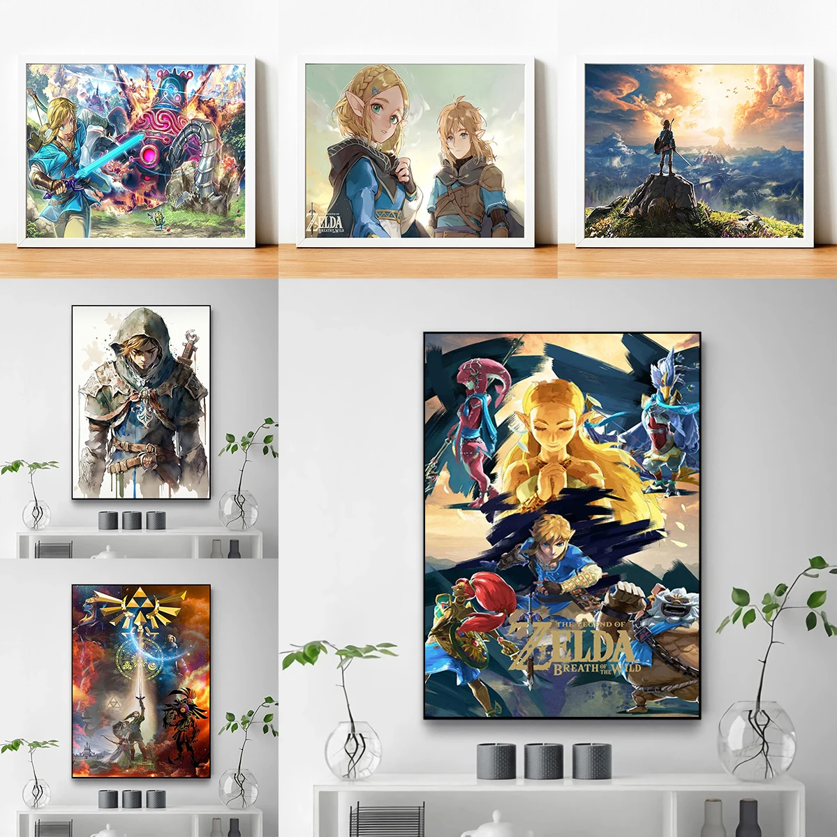 

Z-Zeldas Game L-Legends Poster Decorative Painting Posters for Wall Decor Paintings for Bedroom Canvas Home and Decoration Room