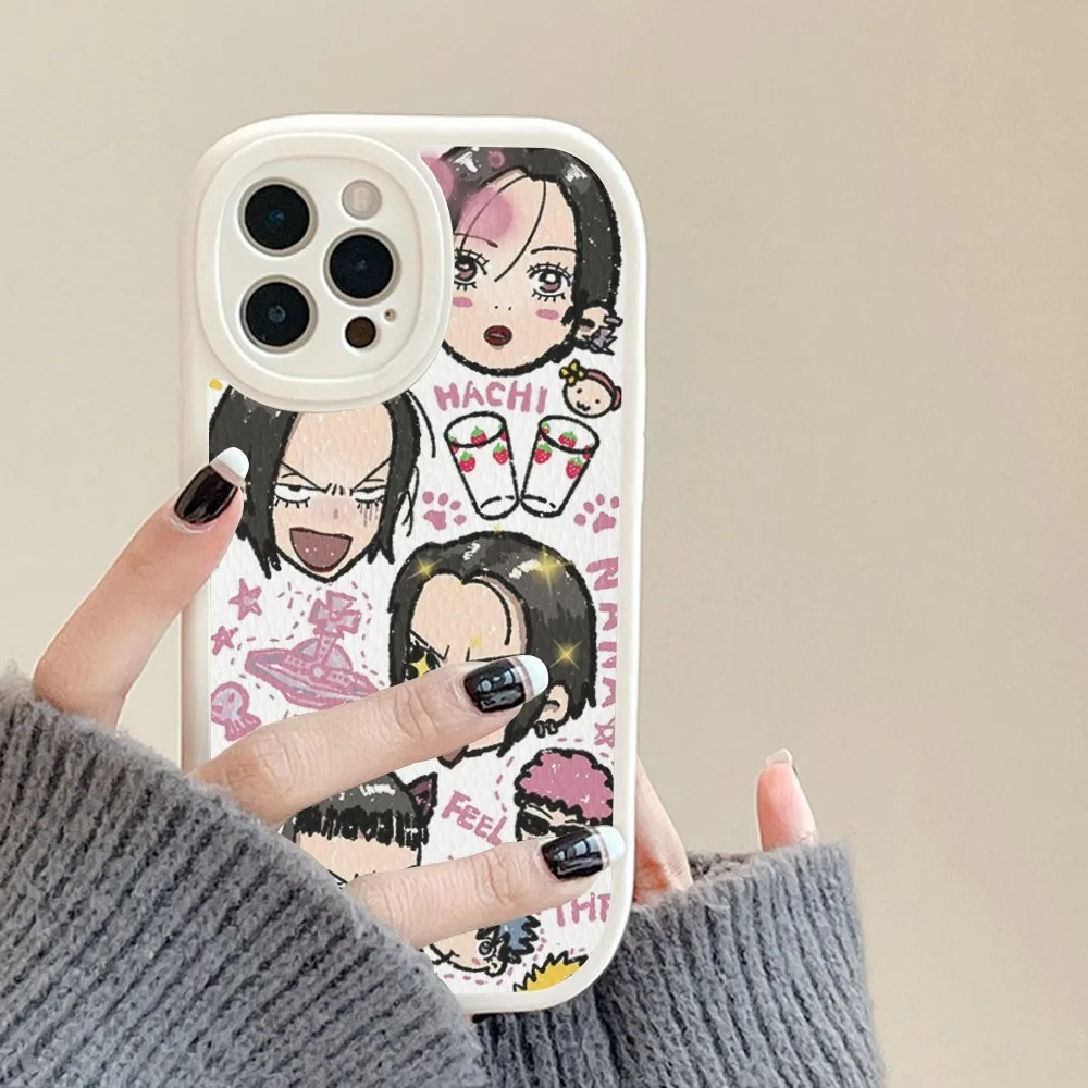 Nana Osaki Anime Phone Case Hard Leather For iPhone 14 13 12 Mini 11 14 Pro Max Xs X Xr 7 8 Plus Fundas