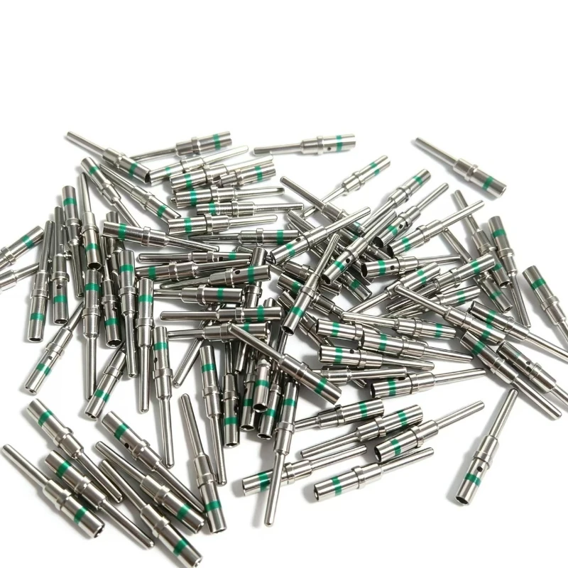 500 pcs DT 1.5mm Series Pin Contact 0460-215-16141 0462-209-16141 Stainless Steel 16AWG Deutsch Crimp Solid Female male Terminal