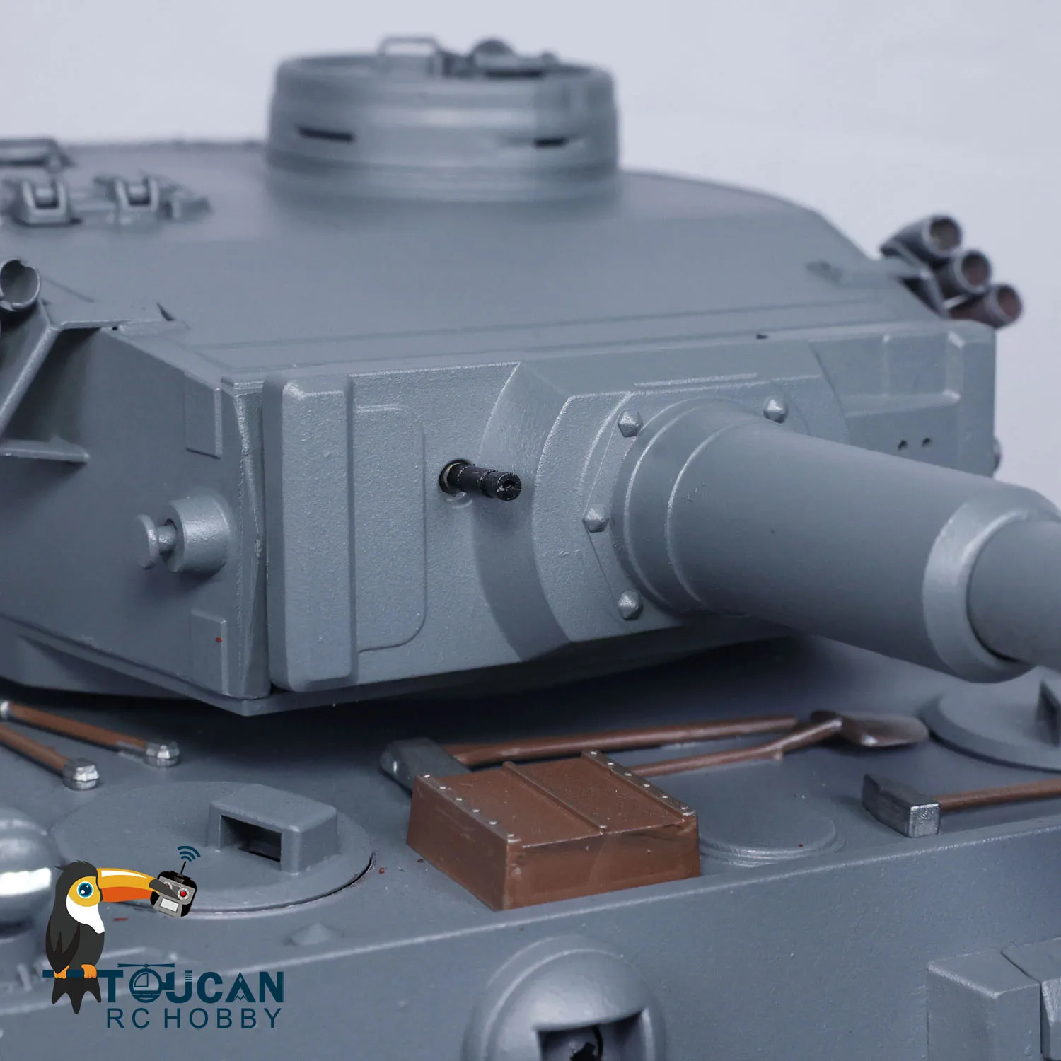 Mato Metall RTR RC Panzer Maßstab 1:16 Grauer deutscher Tiger I Ferngesteuerter Panzer Infrarotversion 1220 4CH 2,4 GHz RC Modell RC Panzer