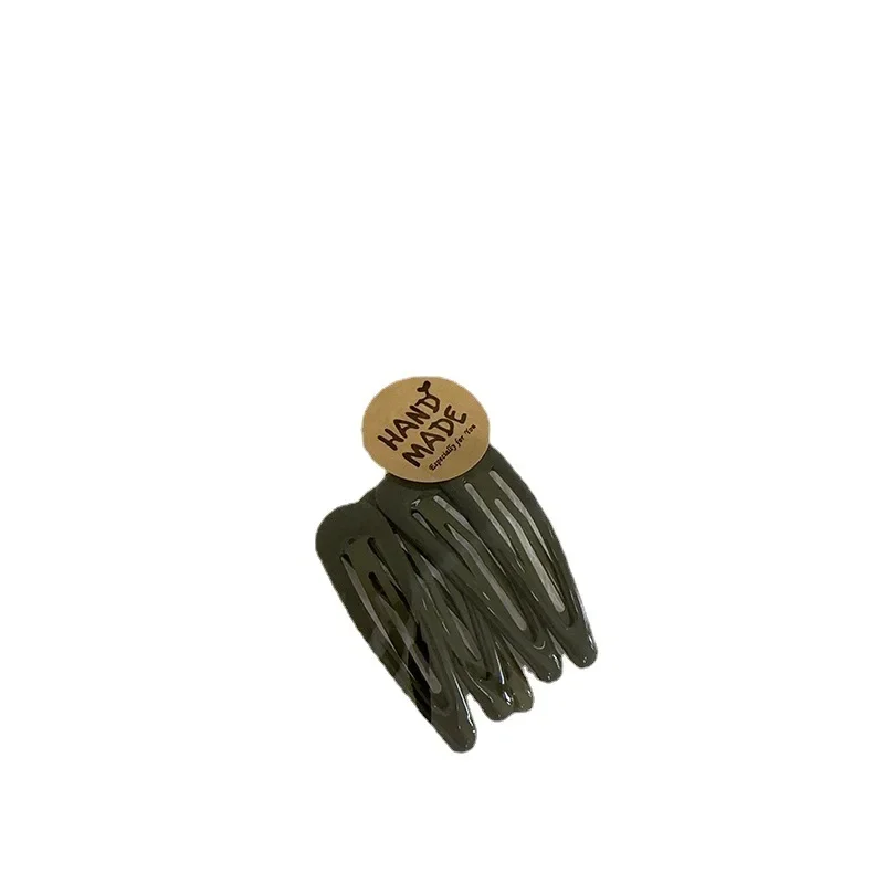 5pcs/bag Simple Small BB Clips Delicate Hair Side Clip Bangs Hairpins Temperament Bangs Clip Back Head Hairclip Korean Headdress