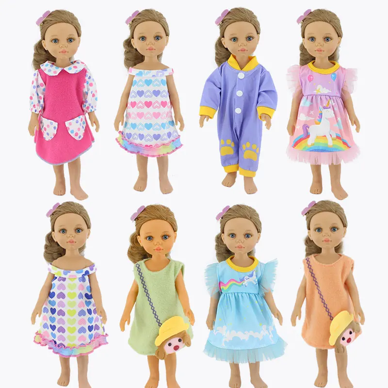 Lovely Dress for 32cm Paola Reina Doll 14inch Girl Doll Clothes And Accessories