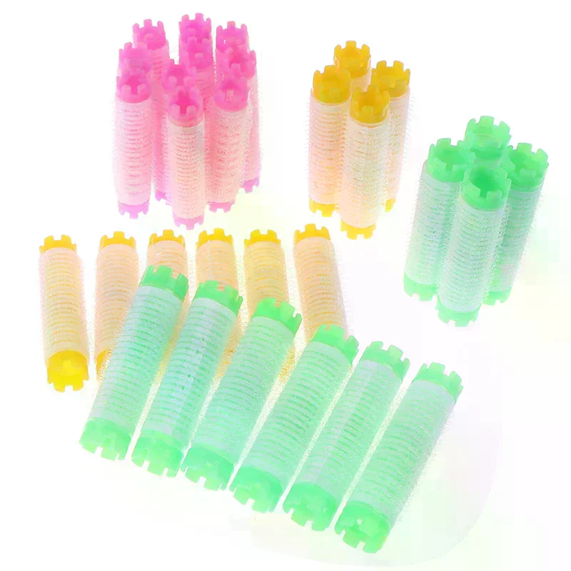 10pcs fluffy Hair Root Rollers Pack Perm Rods Set Air Fringe Bang Hair Curler