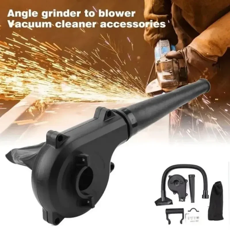 Angle Grinder To Blower Adapter Set Hand-Held Light Computerised Ash Cleaning and Blowing Suction Machine Accessory