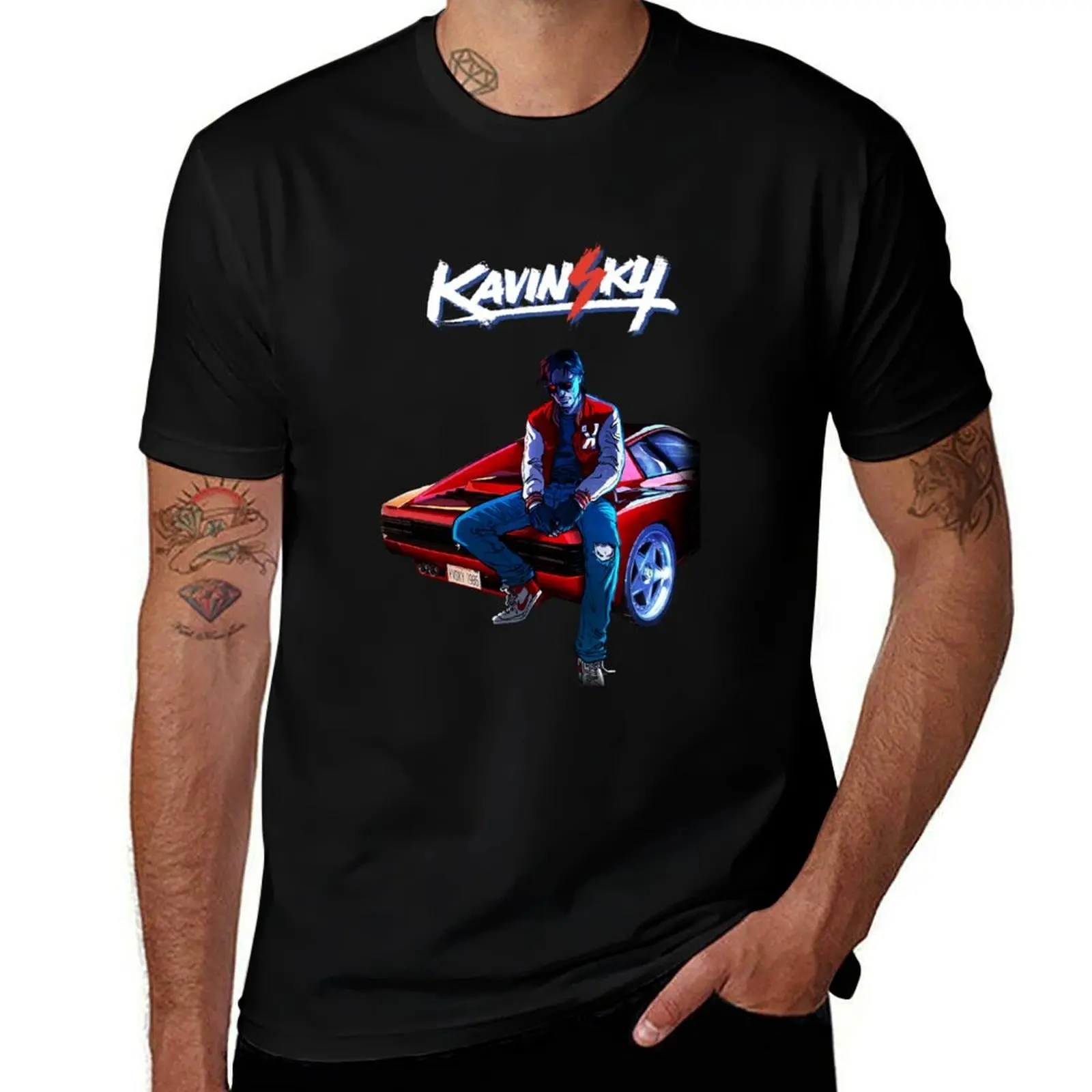 Kavinsky T-Shirt Standard Fit Solid Tee Shirt