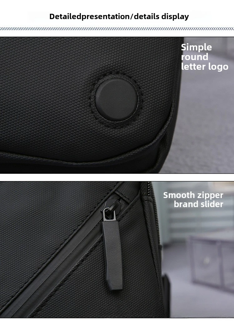 Versatile Men's Small Shoulder Bag, Simple and Trendy Outdoor Shoulder Bag, Crossbody Commuting Waterproof Chest Bag Bags