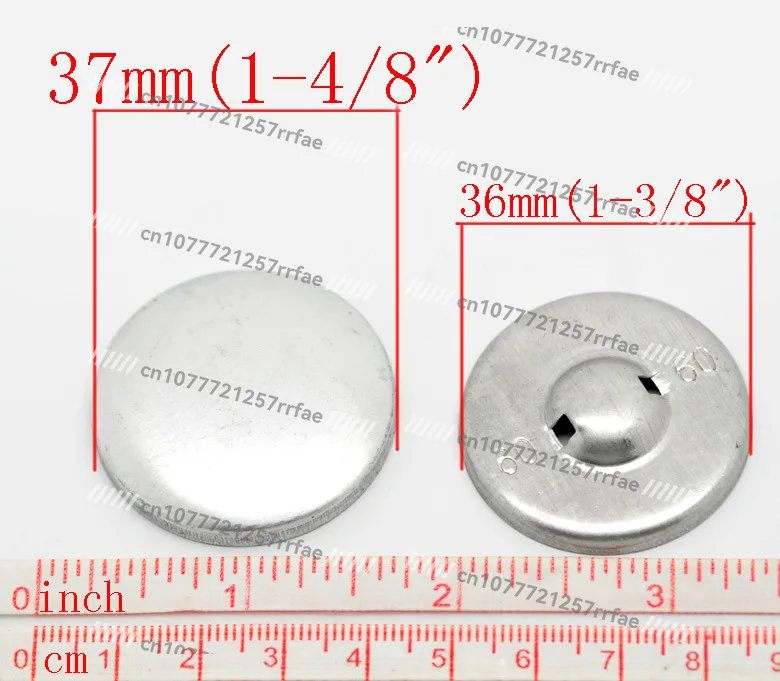 Coat button mushroom button blank hemispherical button, mushroom aluminum bottom bag button