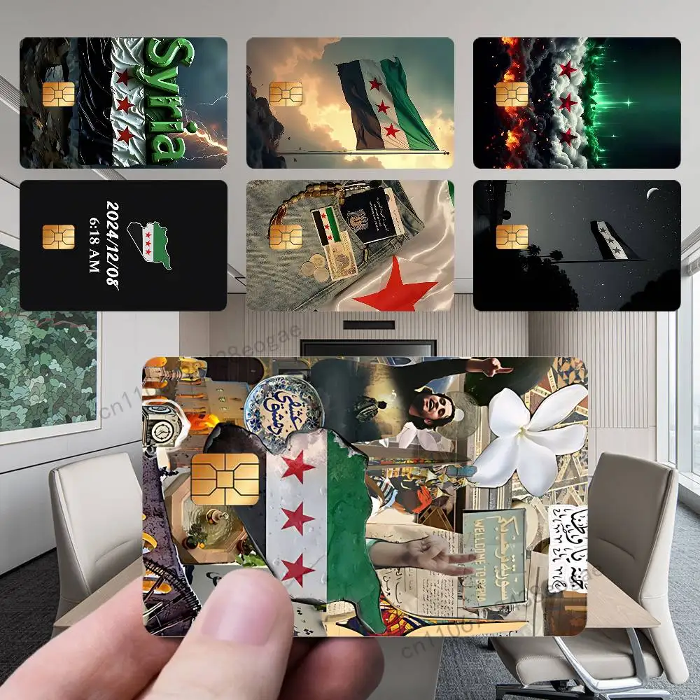 

Flag S-Syrian S-Syria Cool Decorative Credit Card Skin Protection Card Stickers Creative Credit Debit Card Stickers
