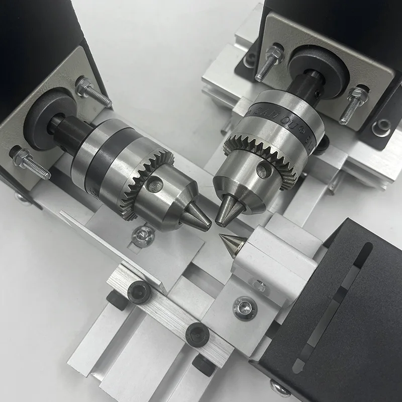 Dual-motor Buddhist prayer bead machine, small lathe, mechanical wood bracelet processing, multifunctional household mini and mi