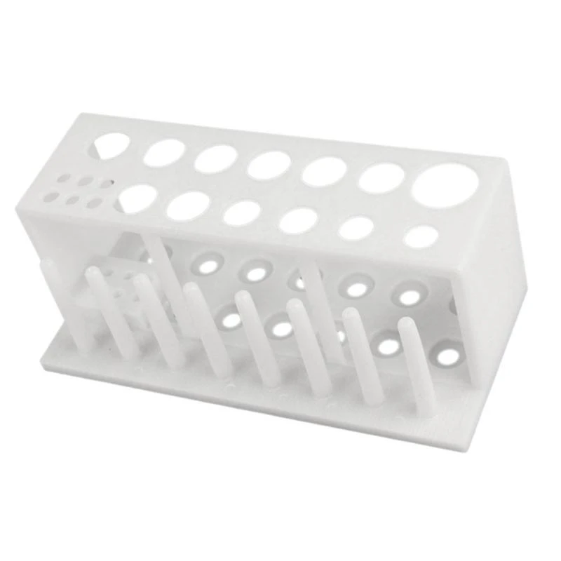 DXAB Test Tube Holder with 27 Slot Test Tube Display Stand Drying Rack 225x100x90mm