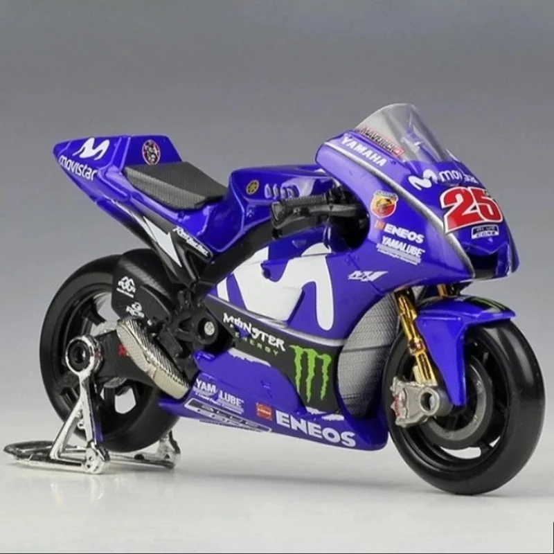 

Maisto 1/18 Yamaha GP No.25 Racing Car 2018 Racing Simulation Model Collectible Ornament Exquisite Gift for Boys