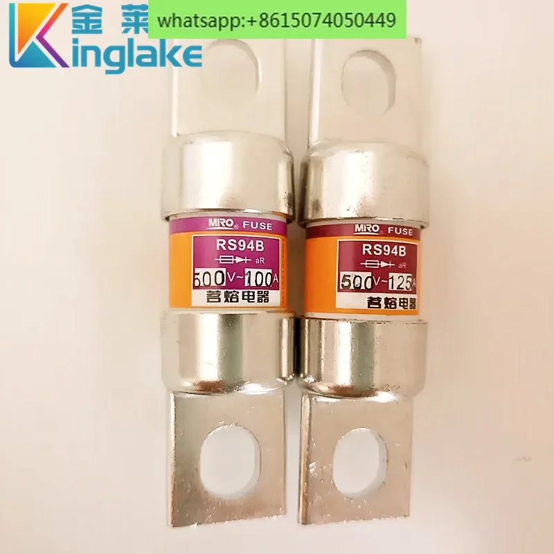 ฟิวส์เซรามิกแบบกลม รุ่น Ming melt RS94B 500V 40A~150A แบบยึดด้วยสลักเกลียว