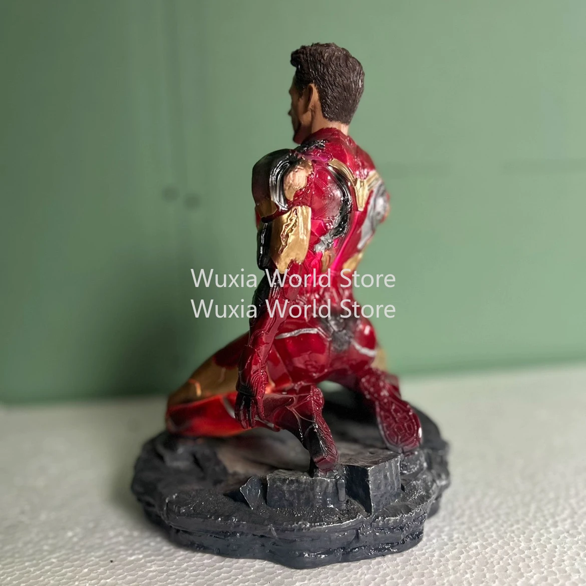 25 cm Iron Man MK85 Knielende Houding Figuur De Avengers Anime Figuren Collectie Desktop Ornament Decoratie Beste Cadeaus voor Jongens