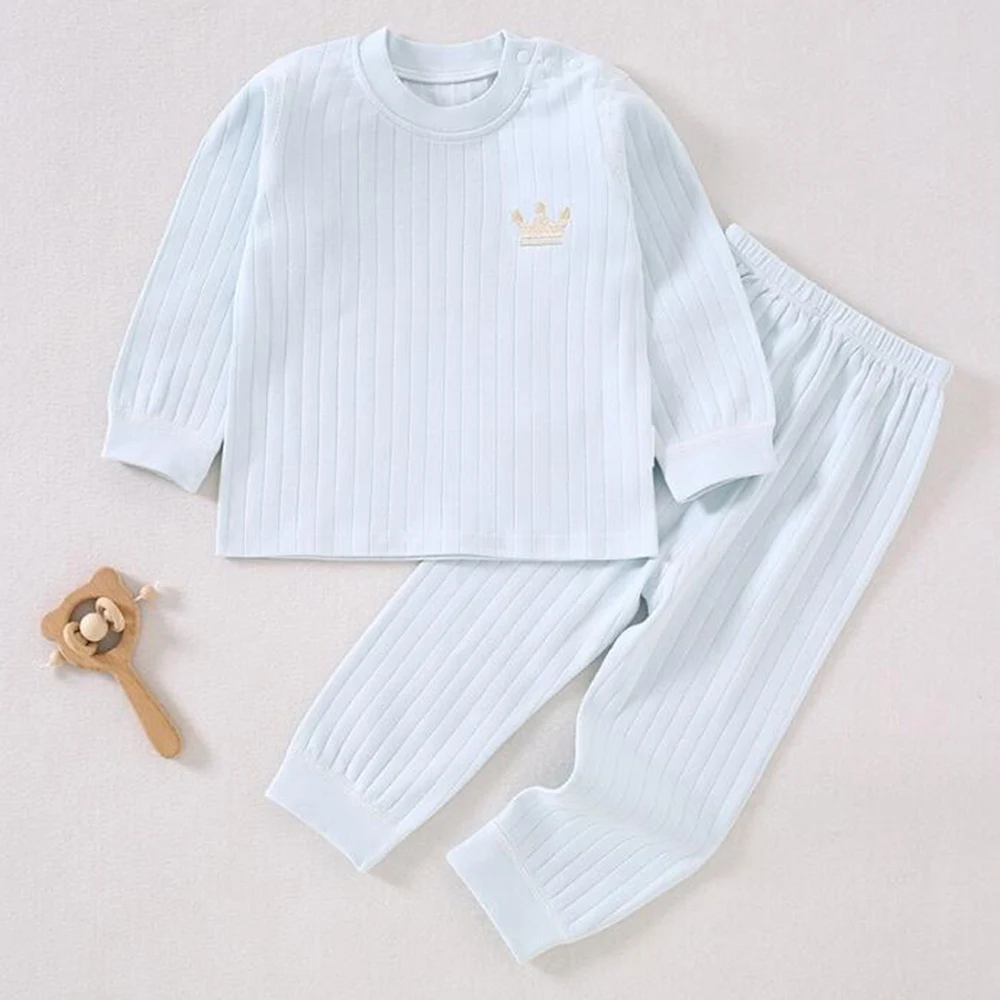 Baby Boy Clothes Set 100% Cotton Long Sleeve Tops + Pants Two Pieces Spring Autumn Infant Clothing Home Wear Baby Girl Outfits