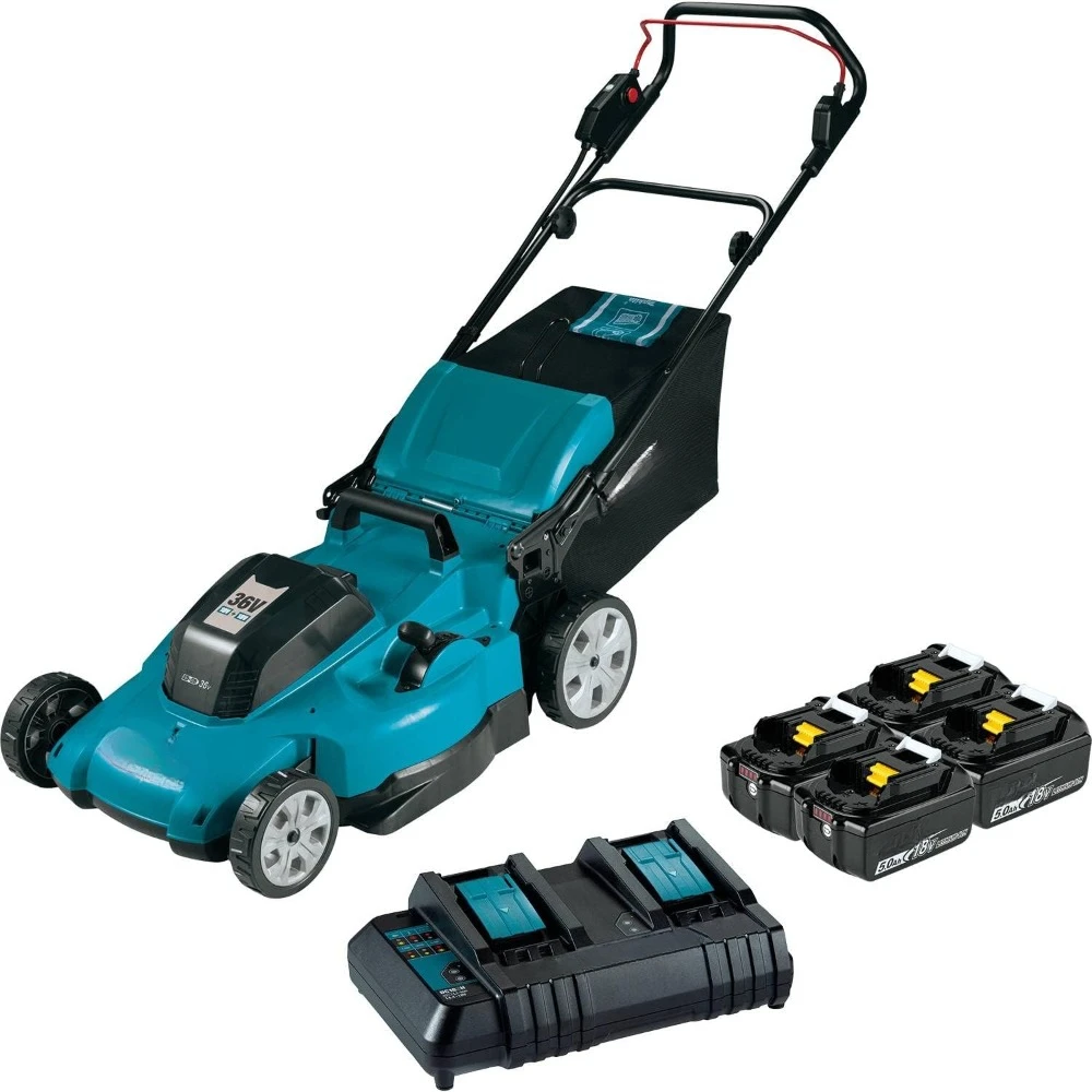 

XML10CT1 36V (18V X2) LXT® 21" Lawn Mower Kit with 4 Batteries (5.0Ah)