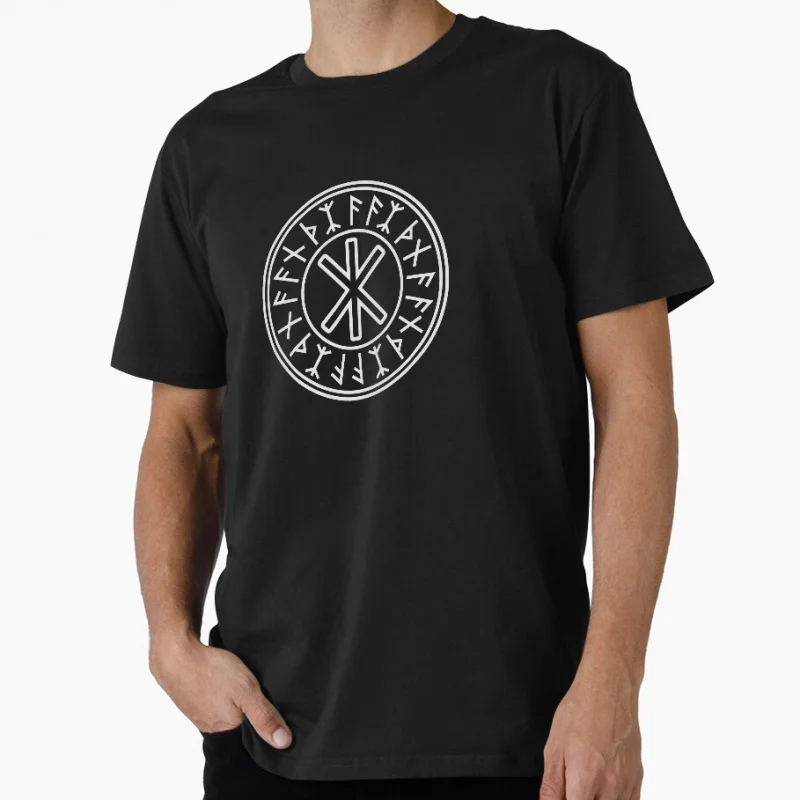 

Odin's Protection Aegishjalmur Nordic Viking Symbol celtic runes valhalla mythology gift T shirt Large size Tops S-6XL clothes