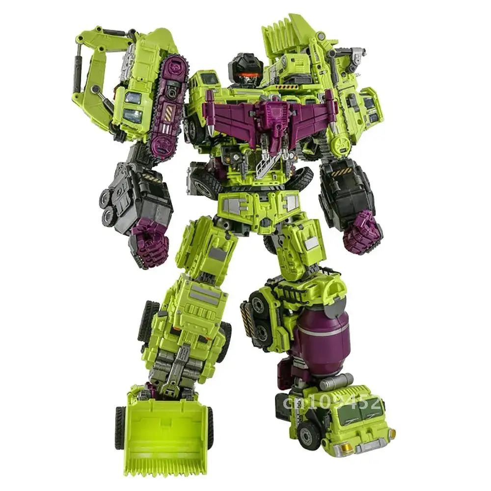 JINBAO 8008 GT Transformation Action Figure Toys Masterpiece Devastator Movie Model 42cm ABS 6 IN 1 Deformation Car Robots Dolls