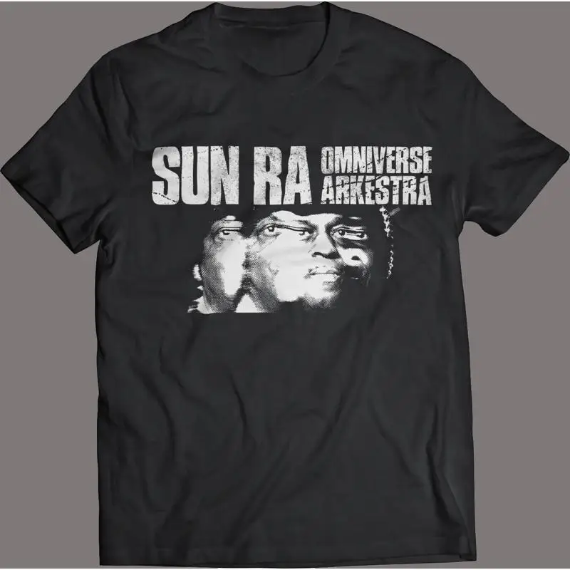 NEW Sun Ra OMNIVERSE ARKESTRA Heavy Cotton Black S-5XL T Shirt BL639