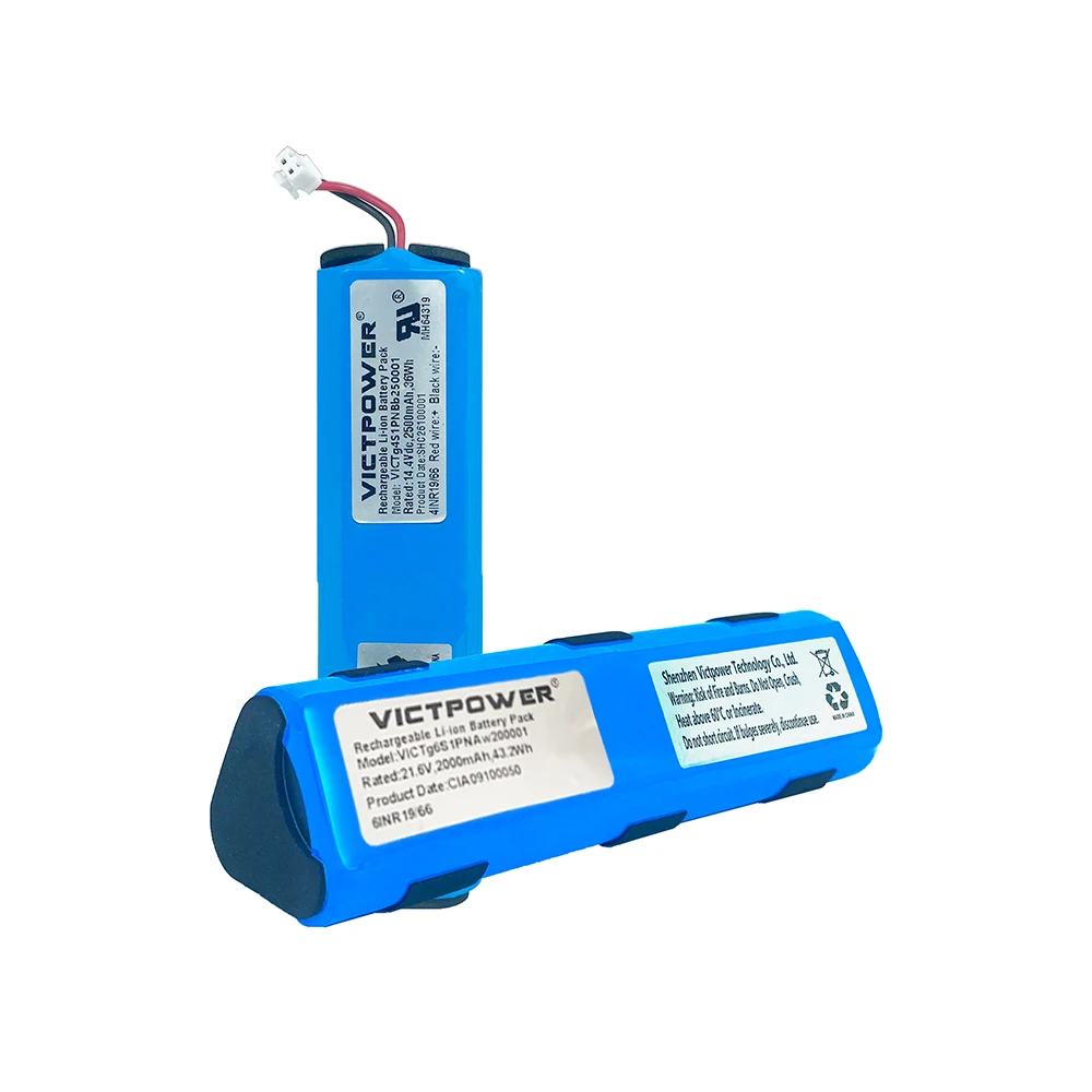 

Аккумулятор Li-ion VICTPOWER 7.2V 14.4V 21.6V 2500mAh с разрядом 3C для массажных пистолетов, игрушечных пистолетов, гелевых бластеров, перезаряжаемый блок питания