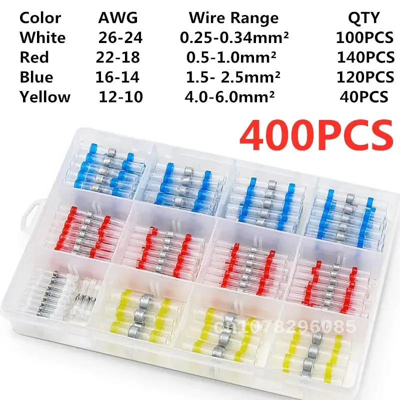 

Waterproof Solder Wire Connectors, Heat Shrink Connectors, Butt Crimp Connectors, Electrical Connectors