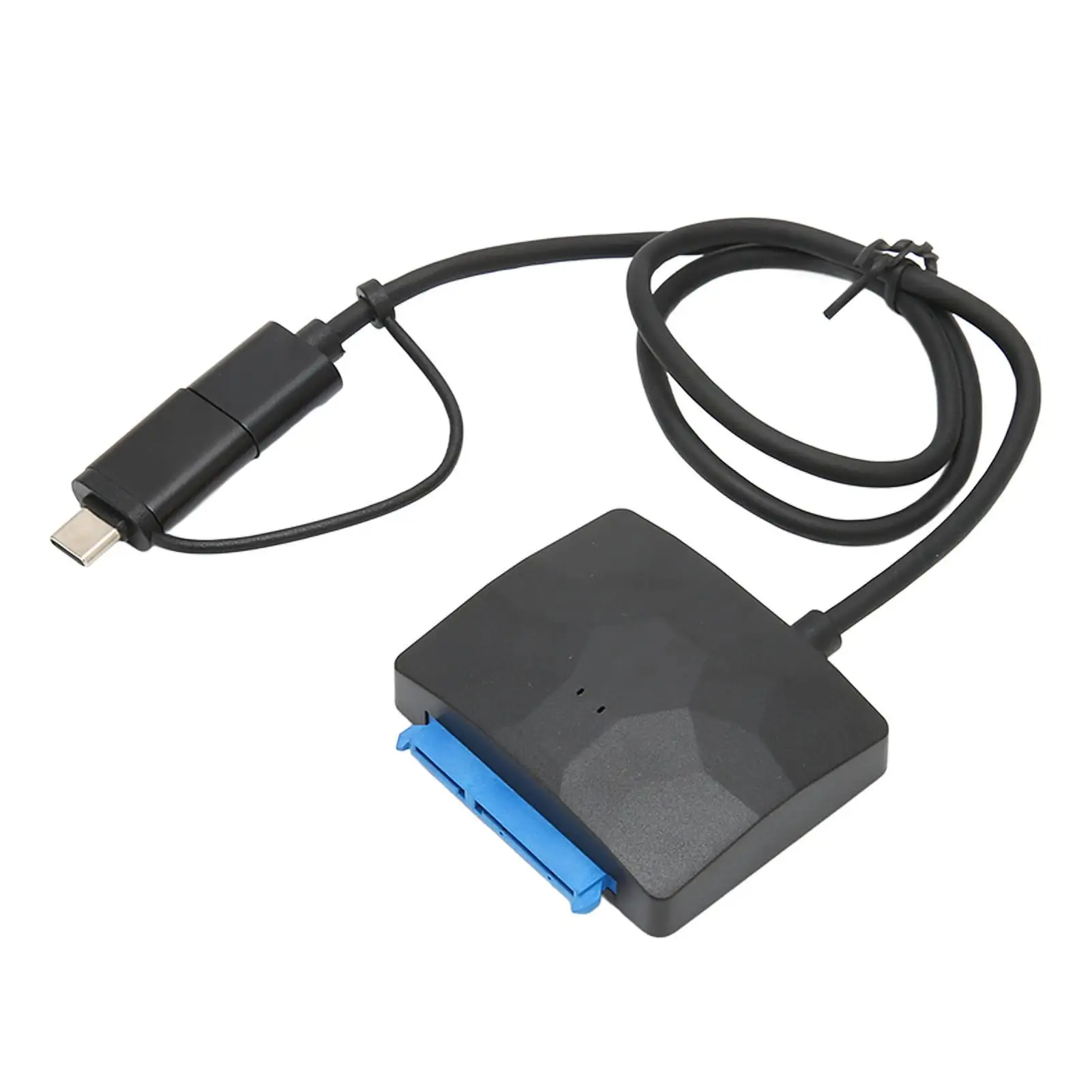 Cabo adaptador USB tipo C para SATA SSD 5 Gbps para HDDs de 25,5/3,5 polegadas - Conectividade segura para consoles de jogos, PCs e laptops