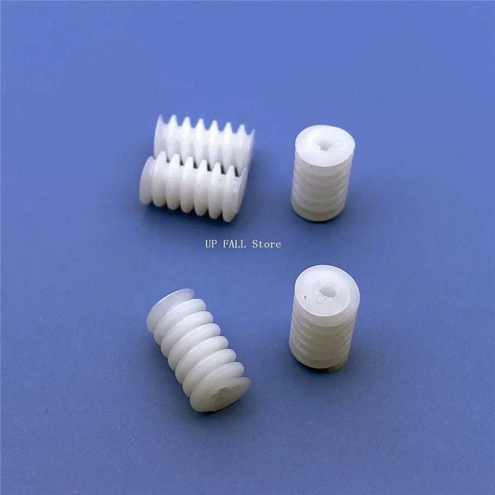 

2MM Plastic Worm Reduction Gear 0.5/0.6/0.8/1M 7.2mm*12.5mm DIY Model Toy Spiral Accessories worm wheel 6/7.2/8/8.5mm Diameter