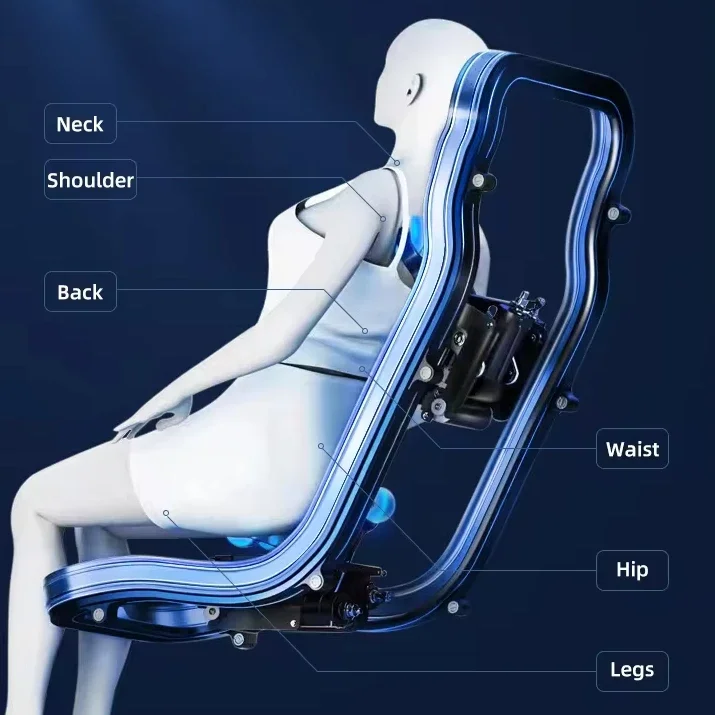 Electric AI Smart Automatic Recliner 4D Massage Chair for Home Zero Gravity Luxury Full Body Massage Chair