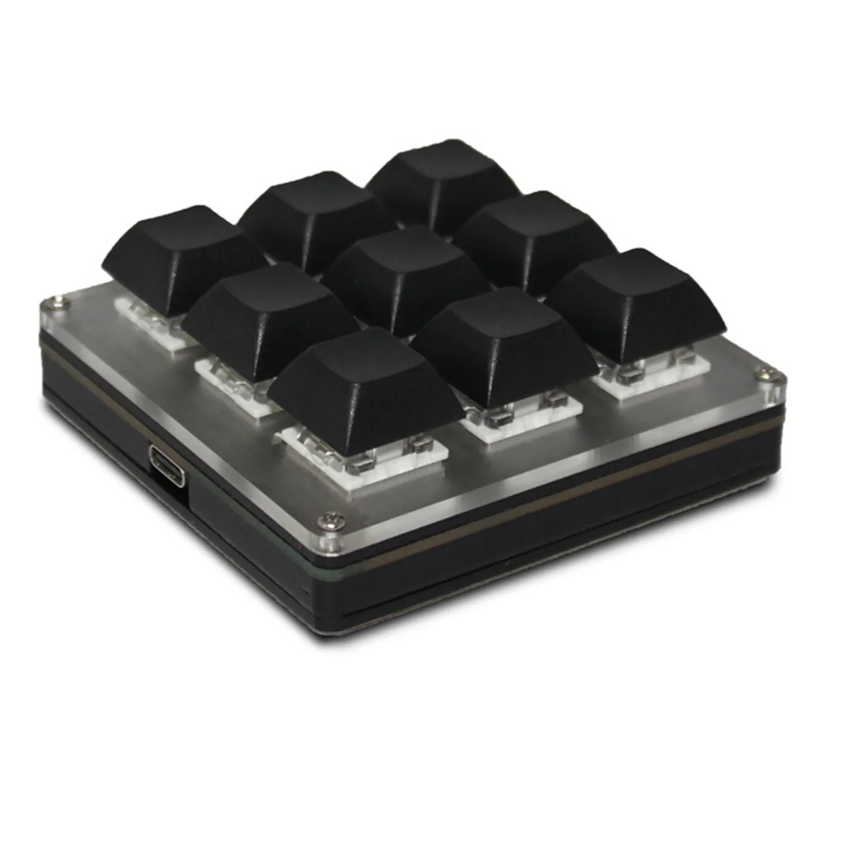 9-Key Wireless Customizable Keyboard 2.4G USB Bluetooth Tri-Mode Key Customization Hot-Swappable Keys