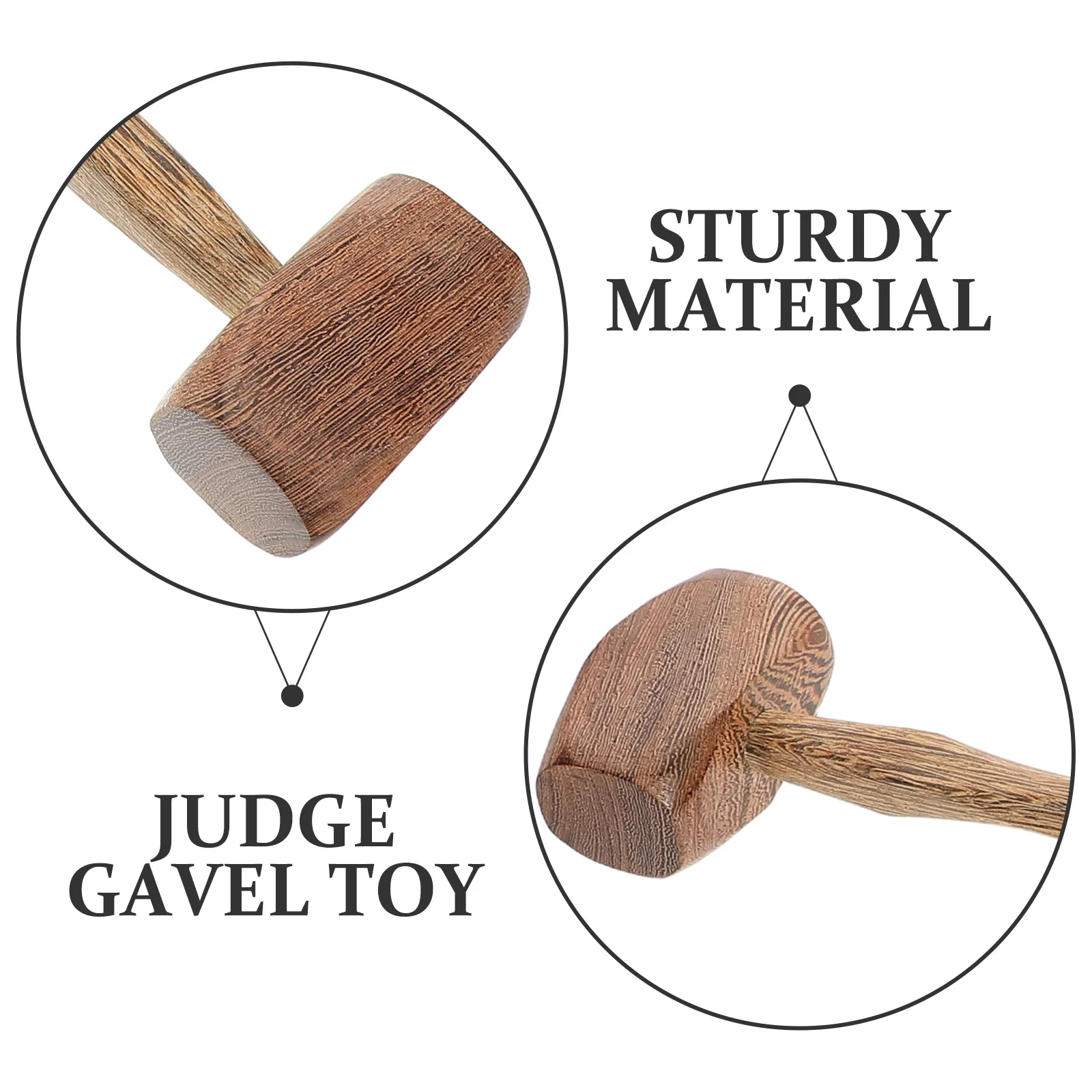 مطرقة القاضي الخشبية، لعب دور واقعي لحفلات الأطفال، الألعاب العائلية، العروض المدرسية، مطرقة مطرقة غرفة المحكمة للأطفال #5