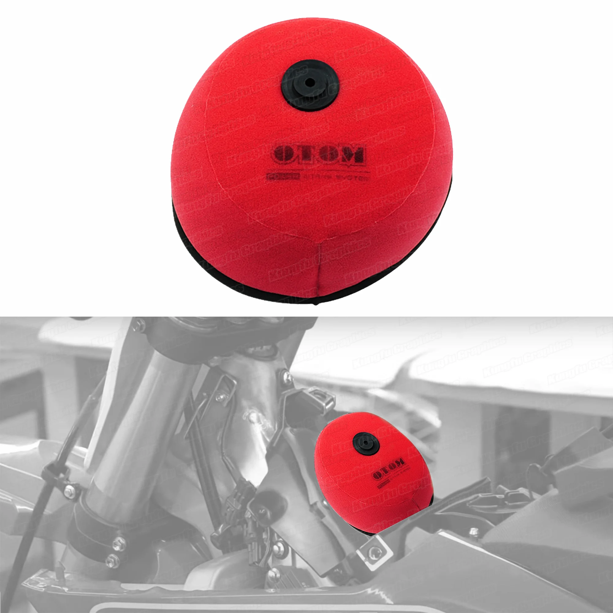 

JY Racing Motorcycle Dual Stage Foam Air Filter for Yamaha YZ250F YZ450F WR250F WR426F WR400F Motocross Enduro, NO.4XM-14451