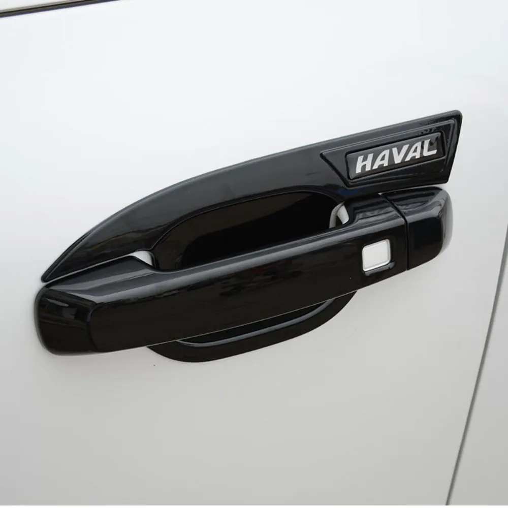12PCS For Great Wall Haval DARGO 2021-2024 Car Door Handle Bowl Cover Chrome Trim Decorate Modify Protector Sticker Anti Scratch image 3