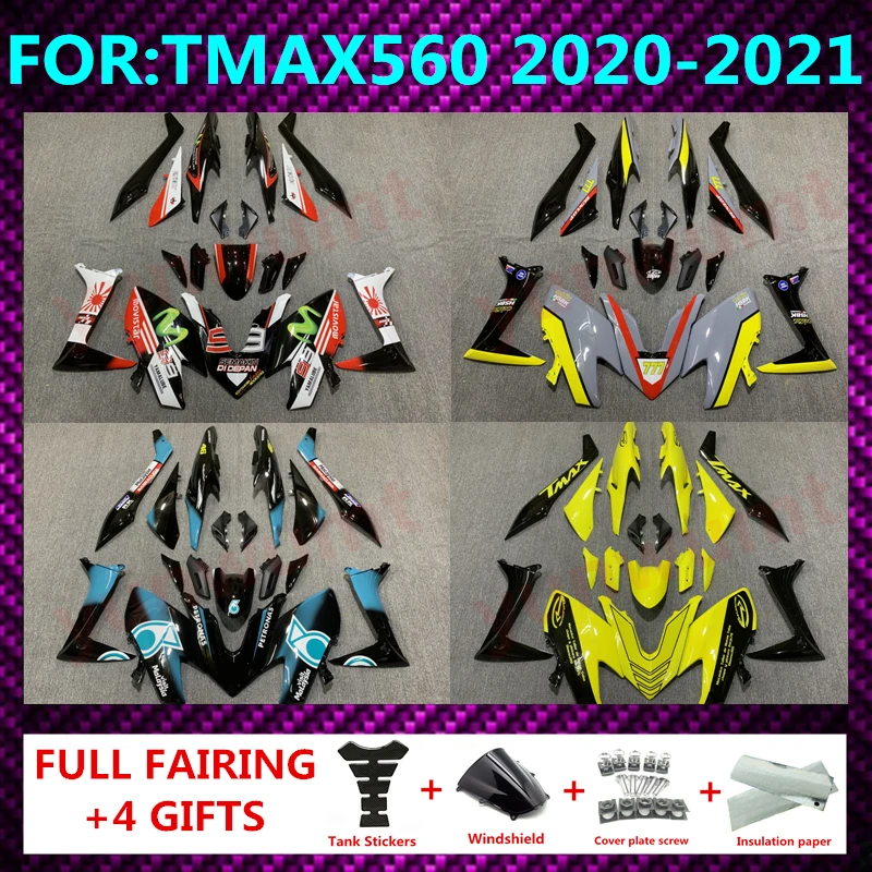 

For YAMAHA TMAX 560 DX TMAX-560 TMAX560 2020 2021 20 21 Injection mold Bodywork full fairing Motorcycle Whole Fairings Kit Fit