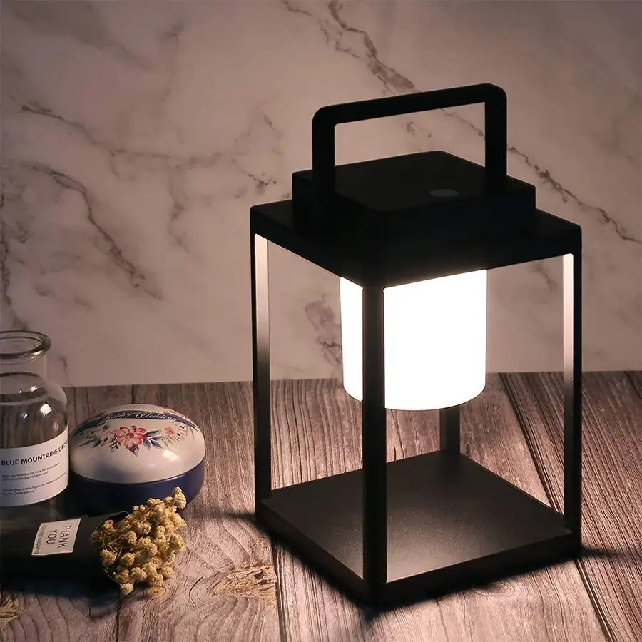 

Cordless Table Lamp Waterproof Portable Garden Light TouchSensitive LED Night Light Outdoor Rechargeable Hand Lamp, Dimmable Des