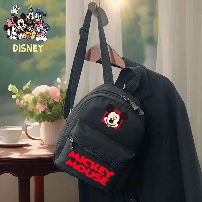 Disney Mickey Minnie Mouse 2024 Dames Rugzak College-Stijl Rugzakken Mode Tienermeisjes Handig Woon-Werkverkeer Rugzak