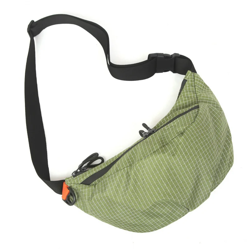 Bolsa de bolinho de lona xadrez para mulheres, bolsa casual de ombro de grande capacidade nas axilas, bolsa crossbody versátil de nicho