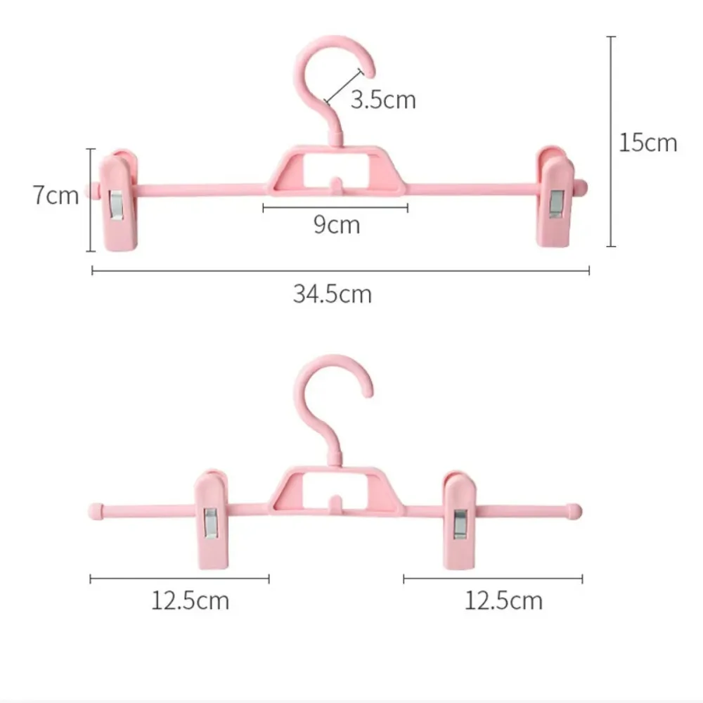 5PCS Adjustable Skirt Peg Hanger New Non-Slip Portable Fix Clip Skirt Peg Hangers Household