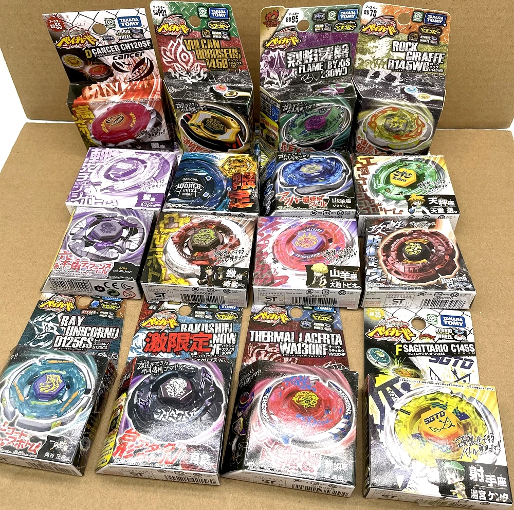 TOMY Beys&blade BB48 BB35 BB50 BB55 BB43 BB65 BB78 BBP01 BB93 BB95 BB98 Metal Fight With box