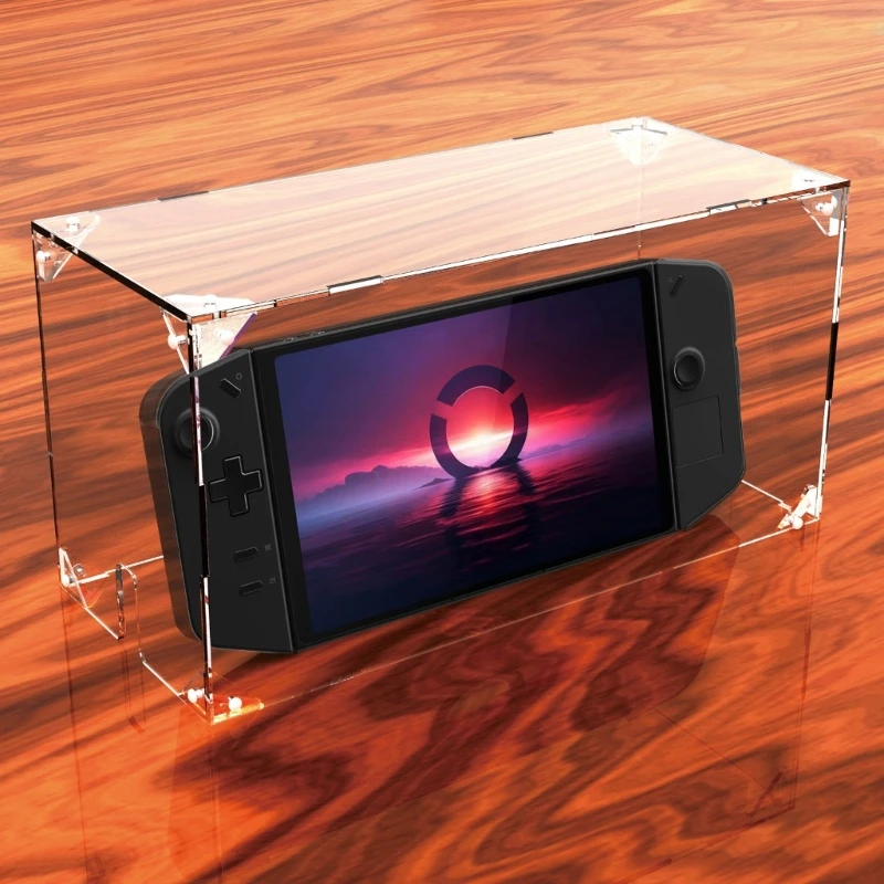 Protetores capa poeira transparente caixa console jogos capa protetora transparência