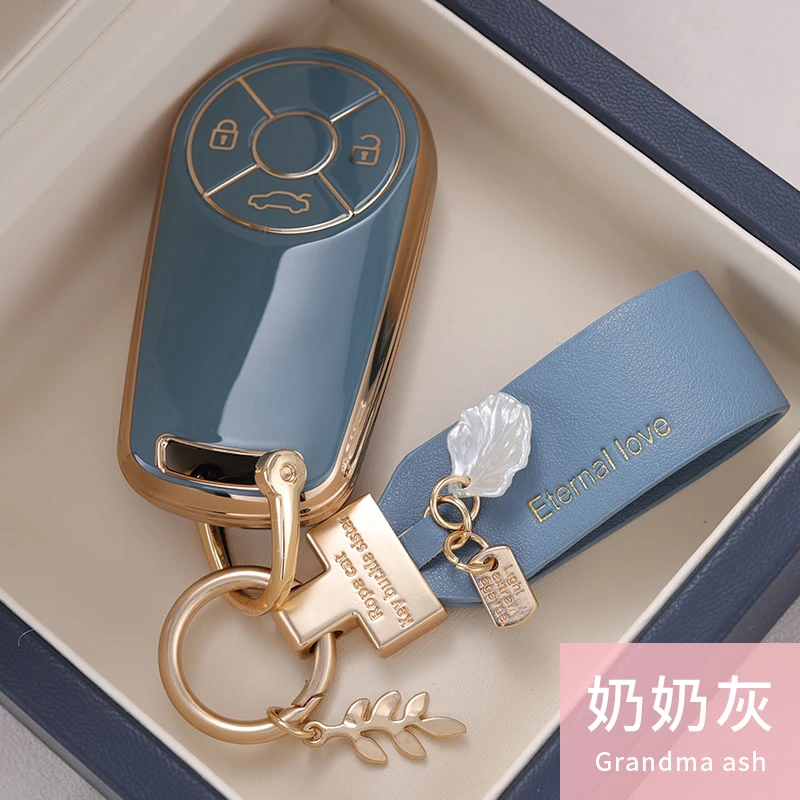 Neue TPU-Autoschlüsselhülle Schutzhülle Tasche für Great Wall GWM ORA R1 R2 Good CAT Schlüsselanhänger Zubehör – Detail 3